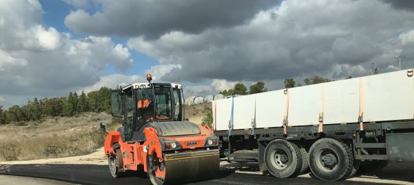 עבודות בכביש הגישה של כפר אוריה דצמבר 2016 5